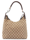 115003 Beige Brown GG Shoulder Bag