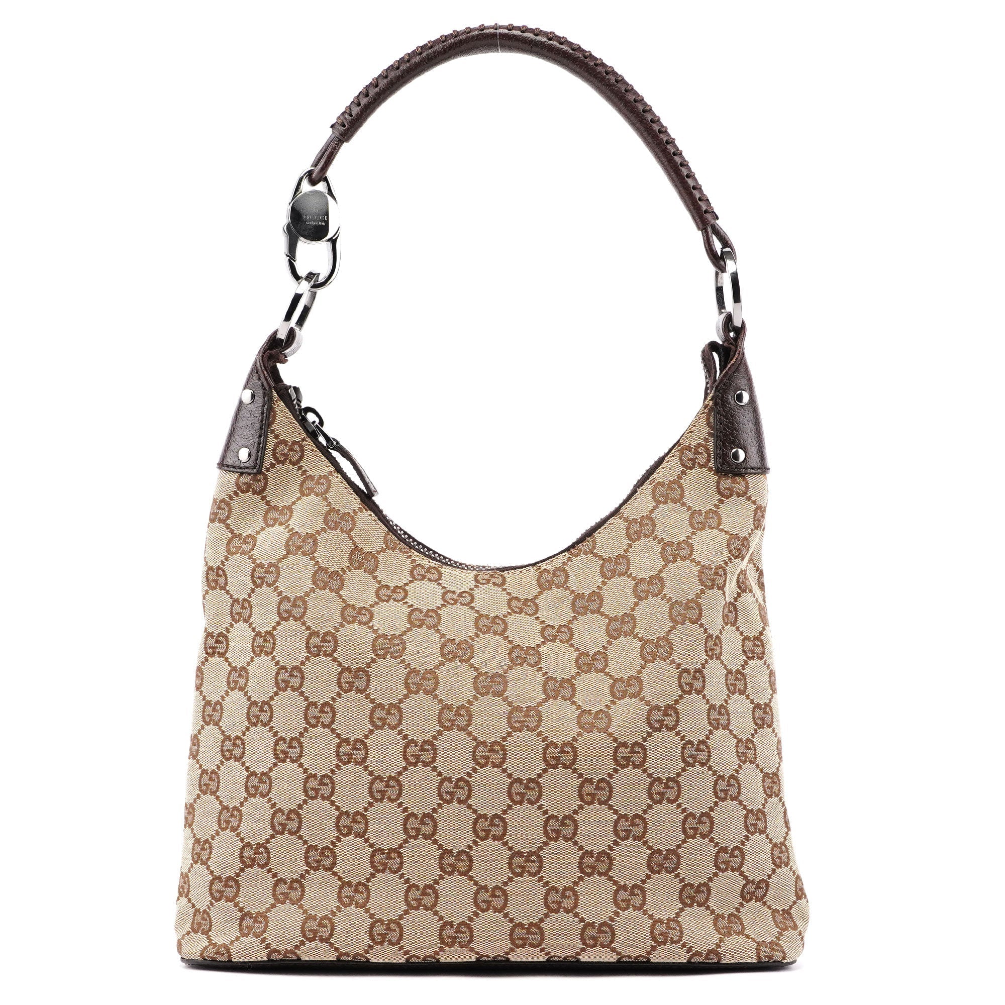 115003 Beige GG Hobo Shoulder Bag