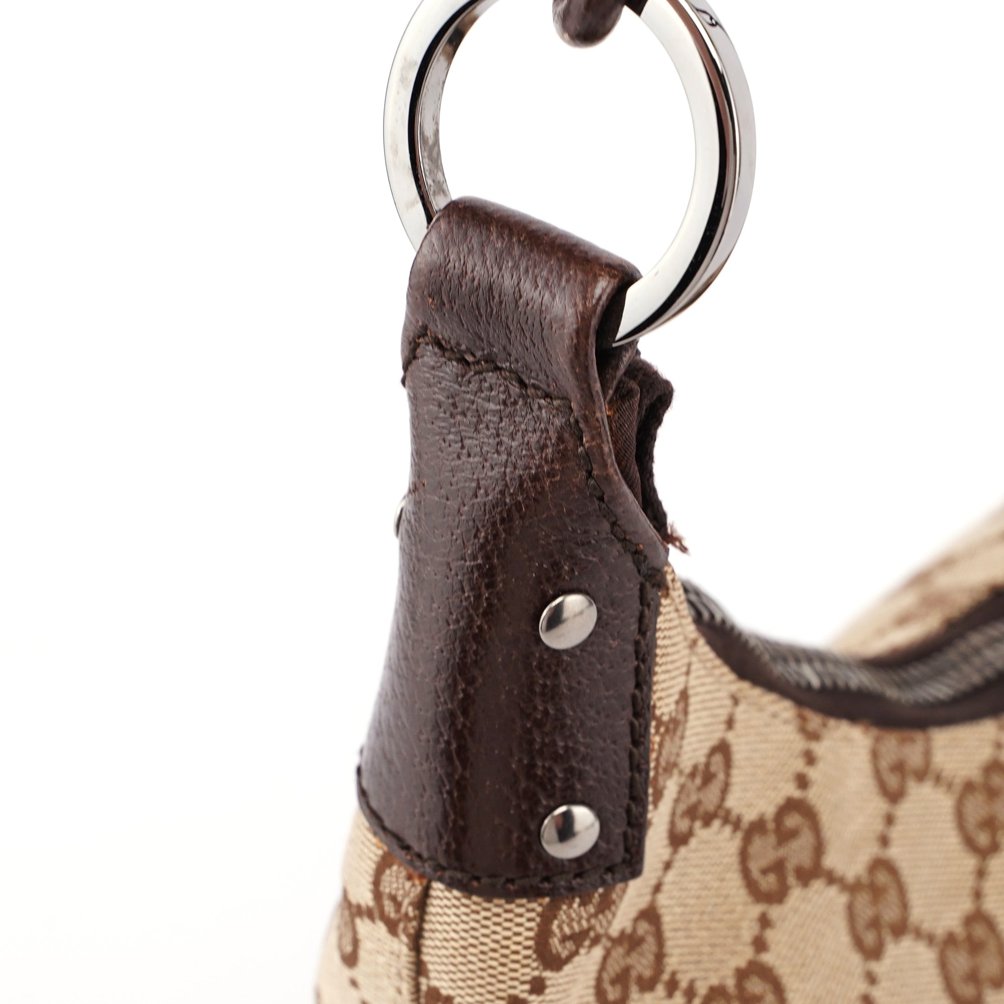 115003 Beige GG Hobo Shoulder Bag