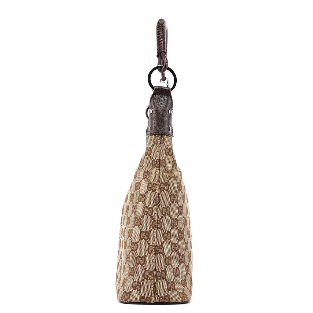 115003 Beige GG Hobo Shoulder Bag