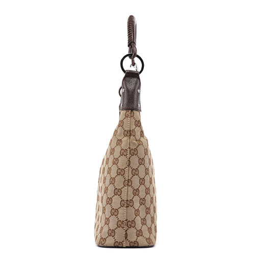 115003 Beige GG Hobo Shoulder Bag