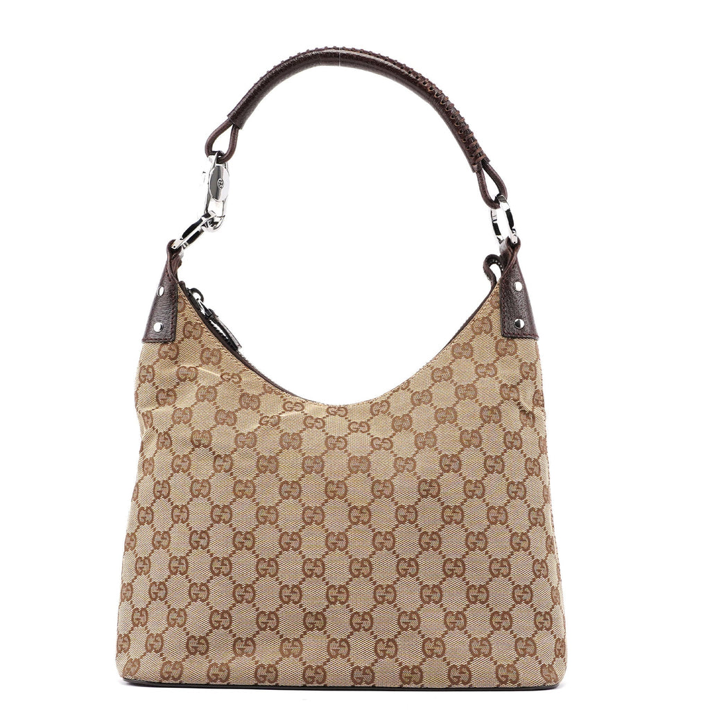 115003 Beige GG Hobo Shoulder Bag