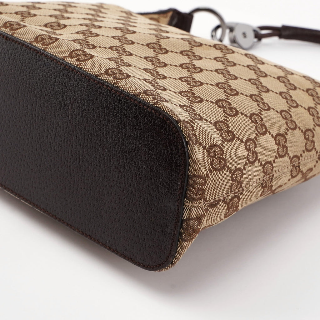 115003 Beige GG Hobo Shoulder Bag