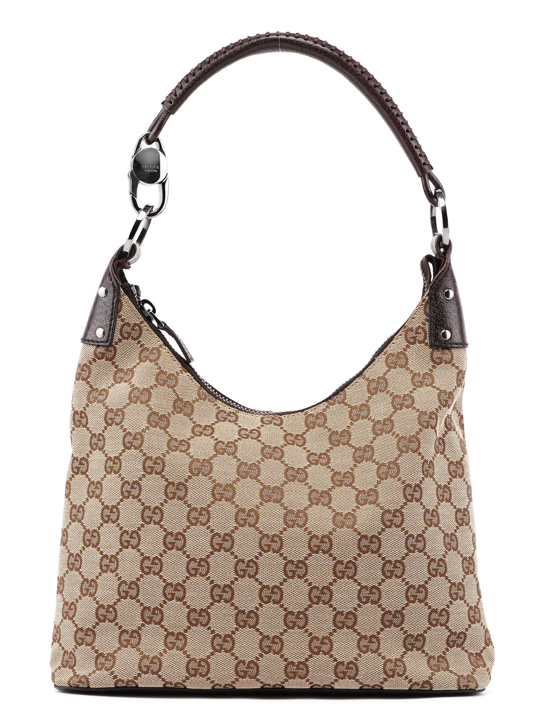 115003 Beige GG Hobo Shoulder Bag