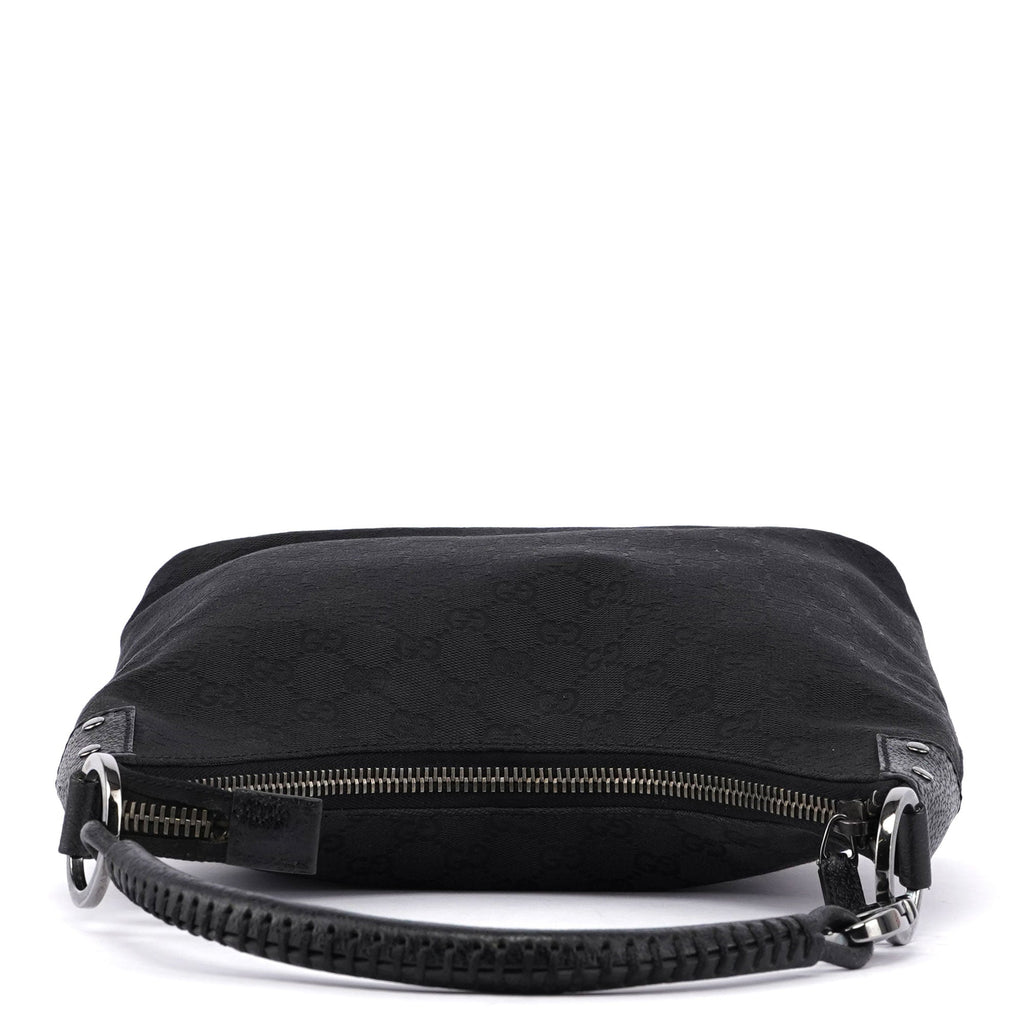 115003 Black GG Hobo Shoulder Bag