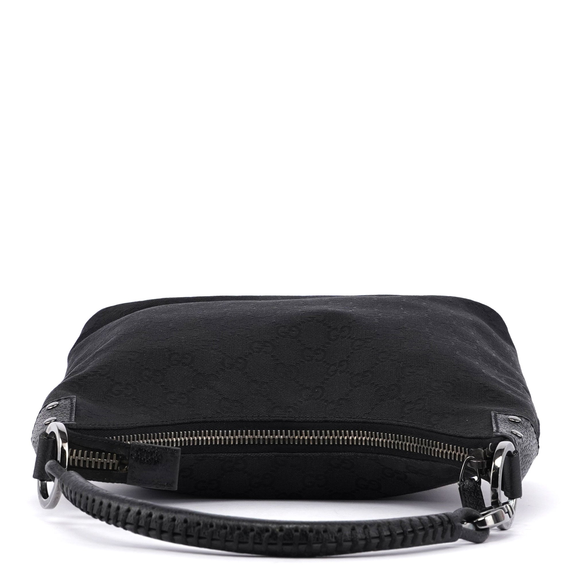 115003 Black GG Hobo Shoulder Bag