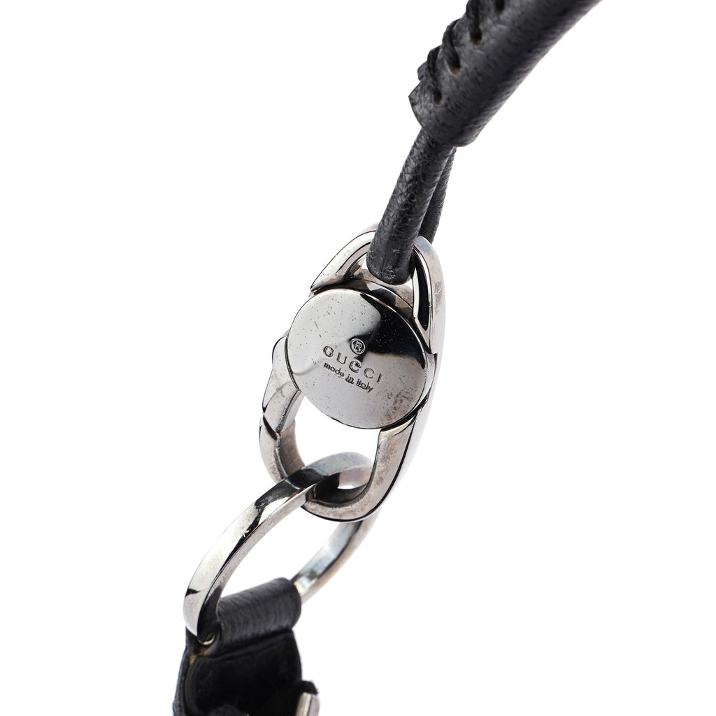 115003 Black GG Hobo Shoulder Bag