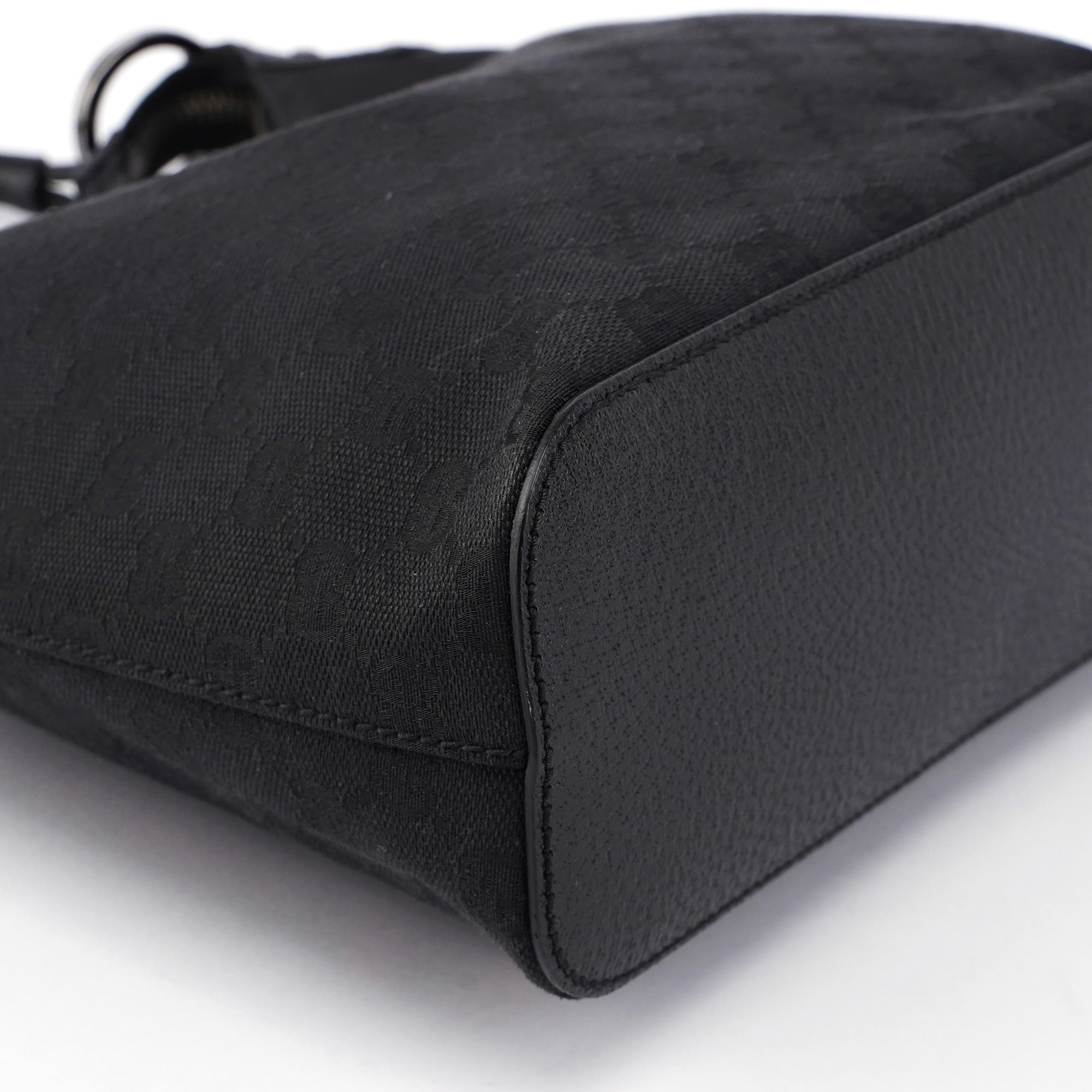 115003 Black GG Hobo Shoulder Bag