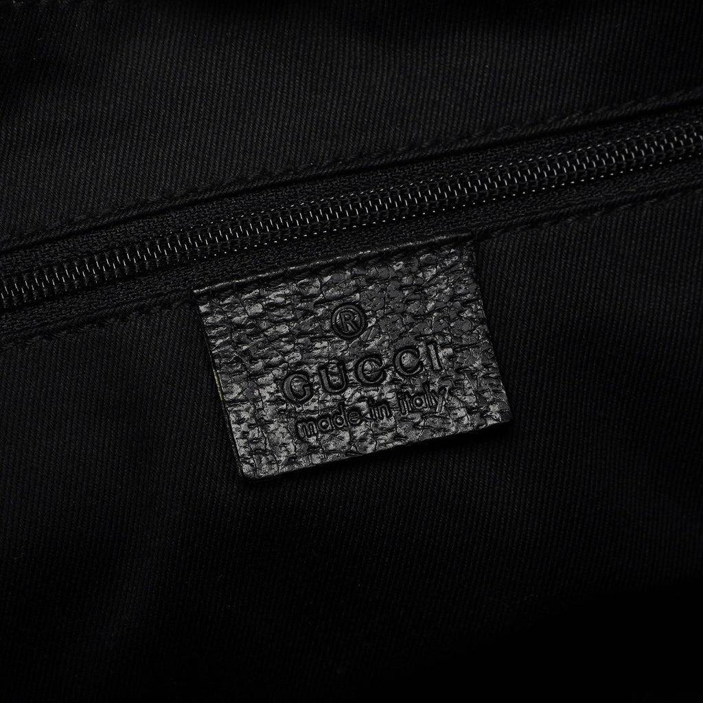 115003 Black GG Hobo Shoulder Bag