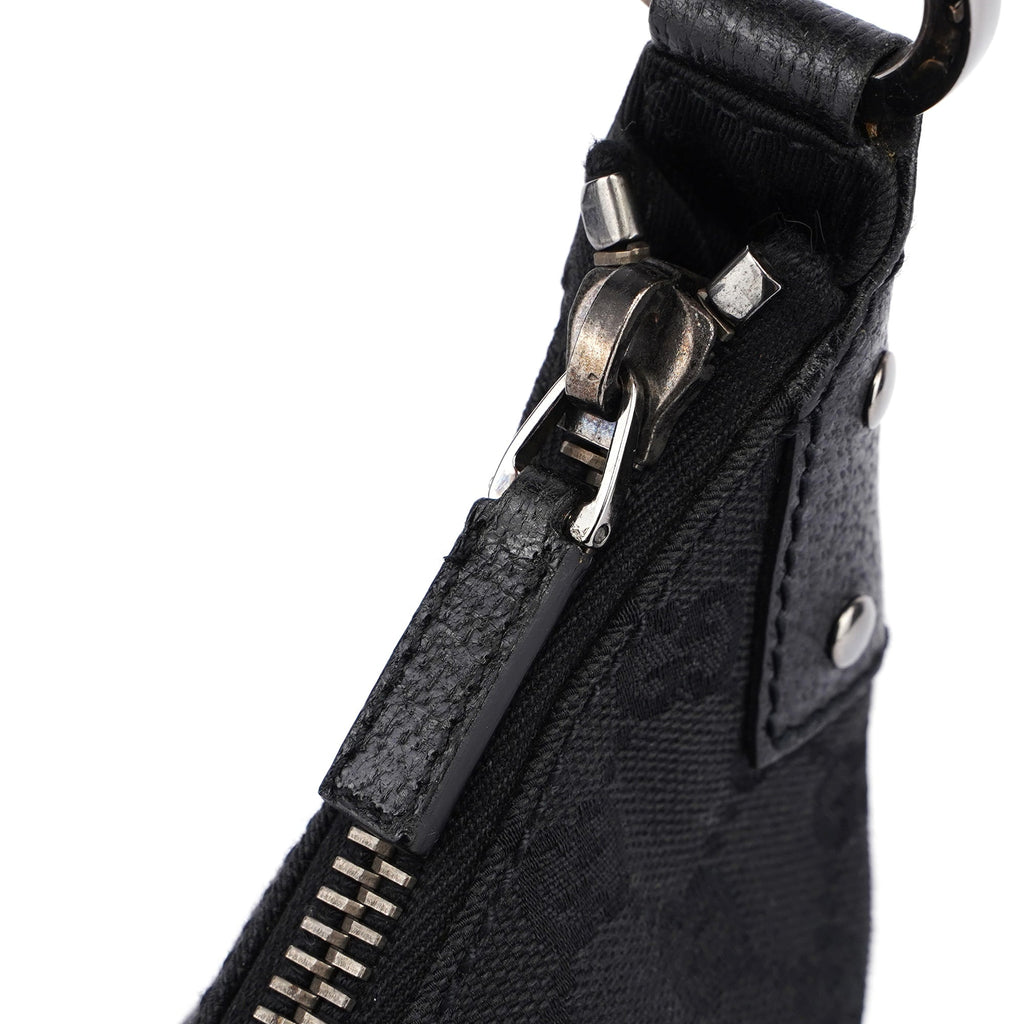 115003 Black GG Hobo Shoulder Bag