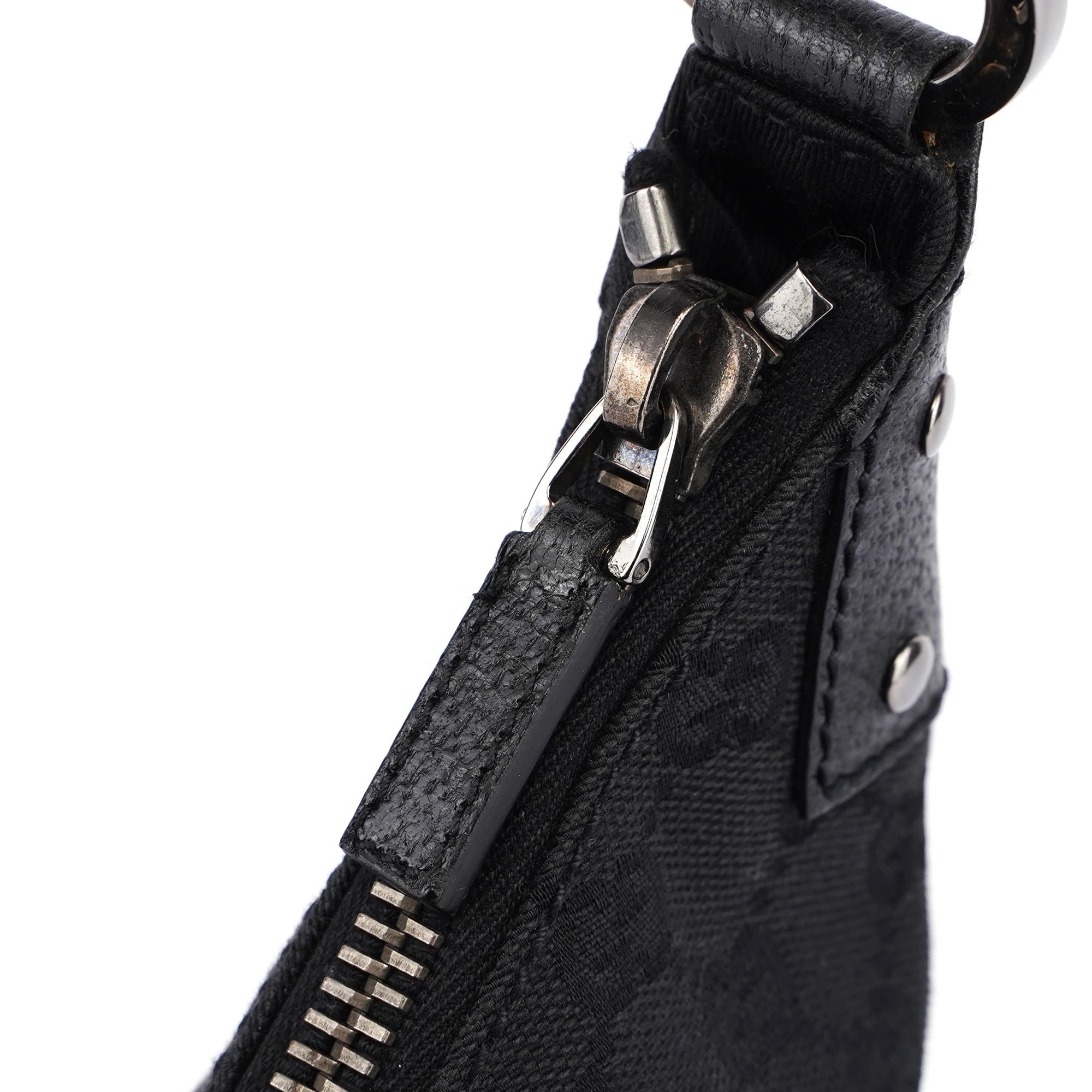 115003 Black GG Hobo Shoulder Bag