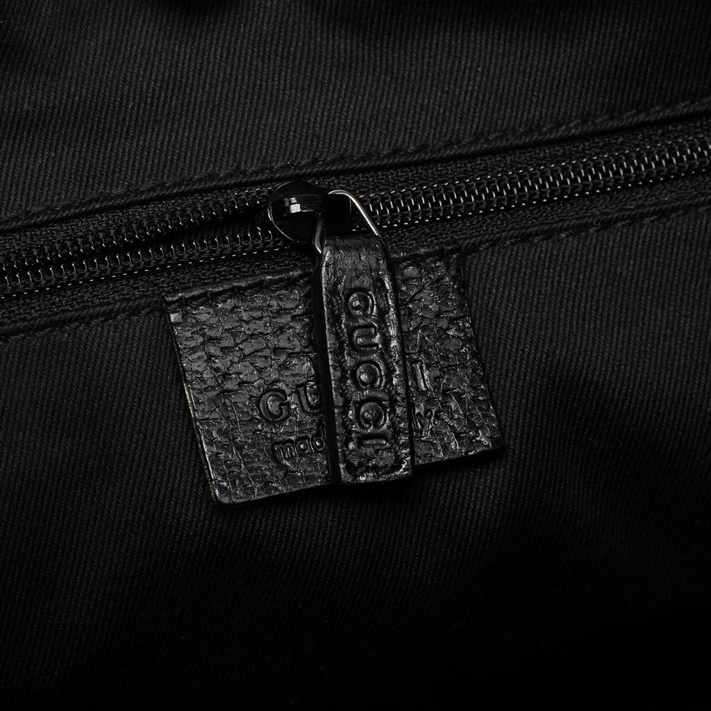 115003 Black GG Hobo Shoulder Bag