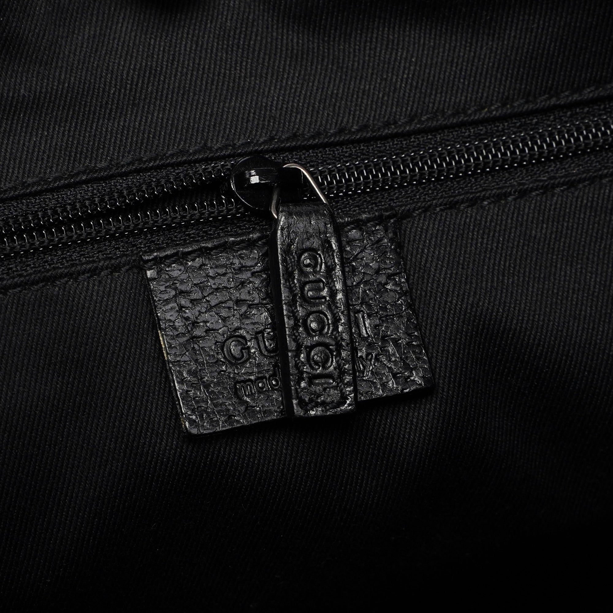 115003 Black GG Hobo Shoulder Bag