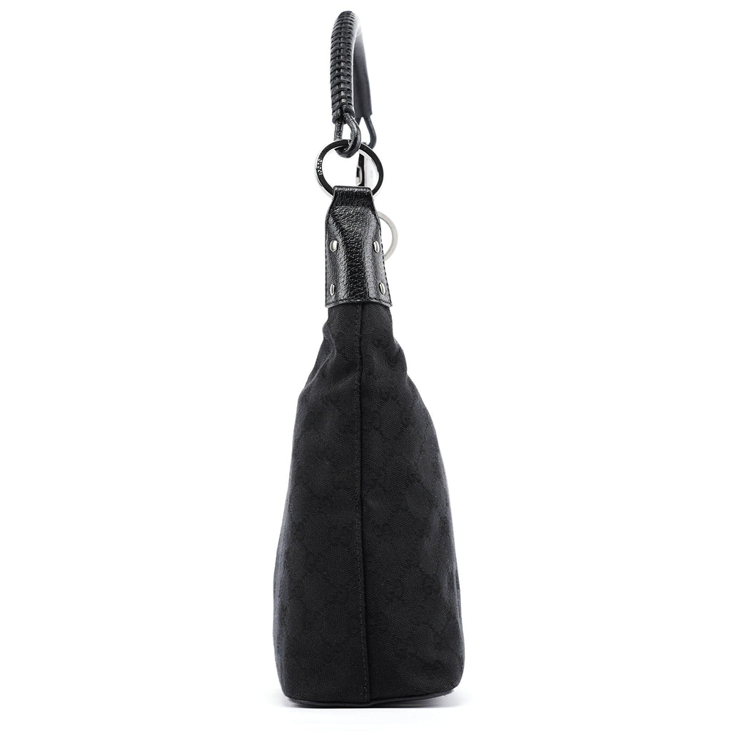 115003 Black GG Shoulder Bag