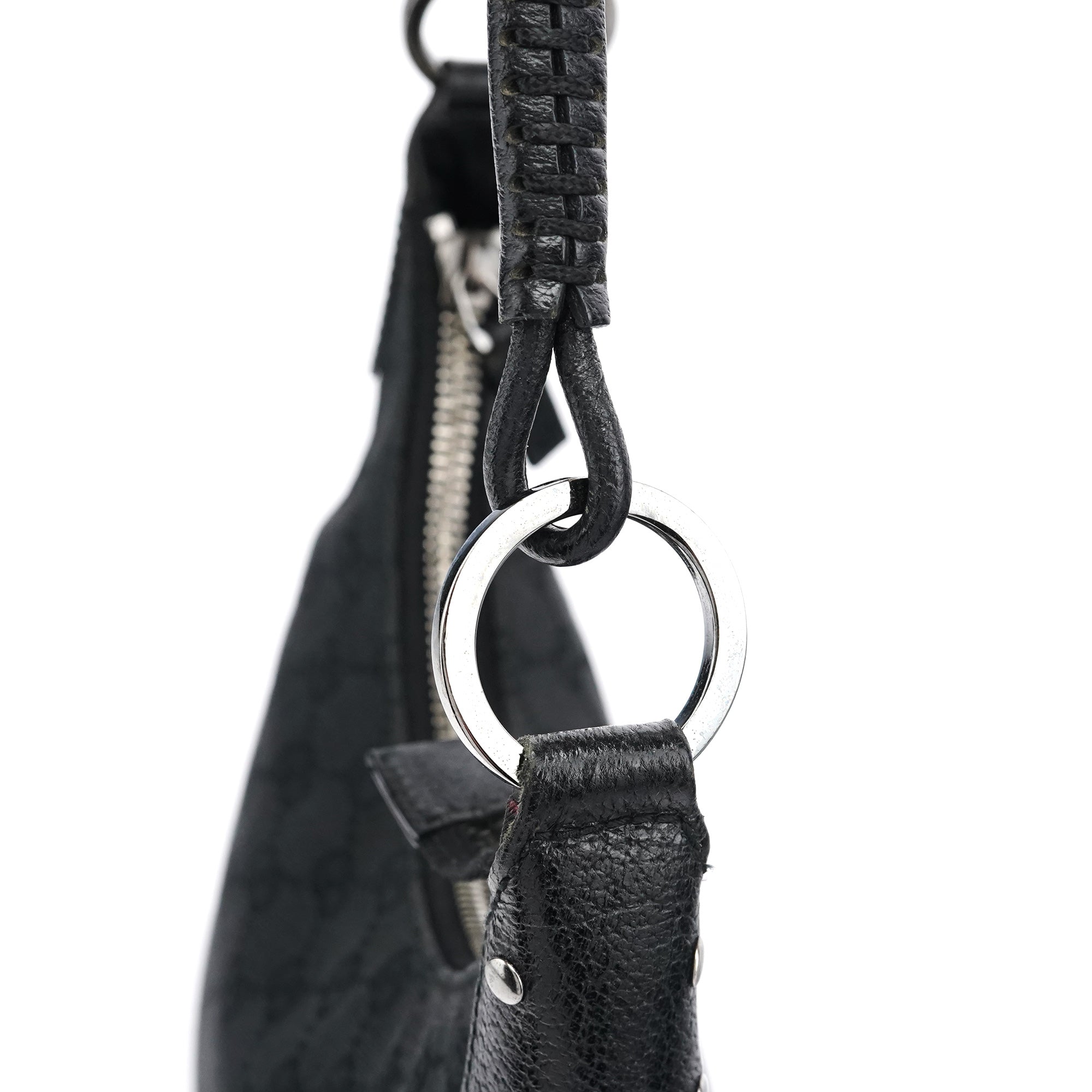 115003 Black GG Shoulder Bag