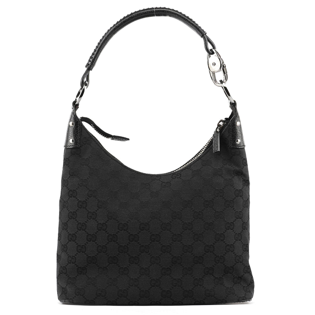 115003 Black GG Shoulder Bag