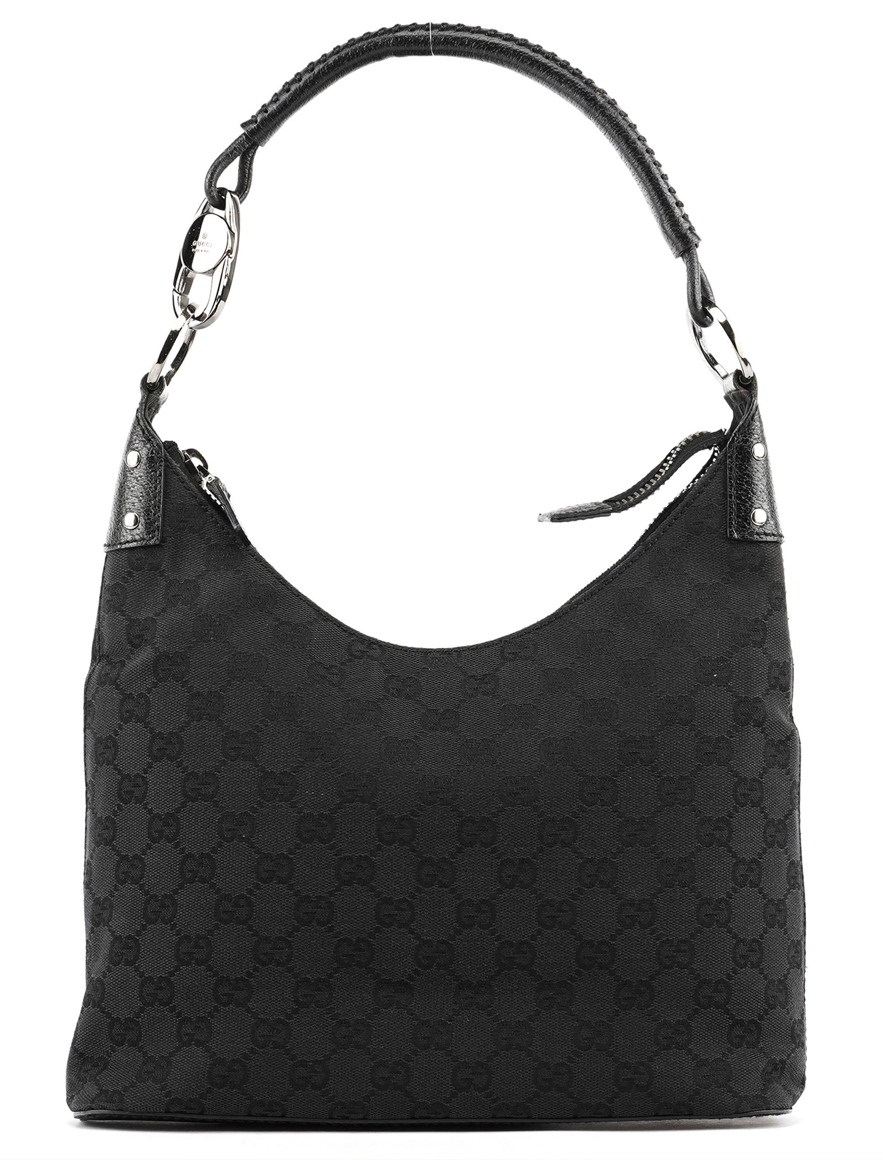 115003 Black GG Shoulder Bag