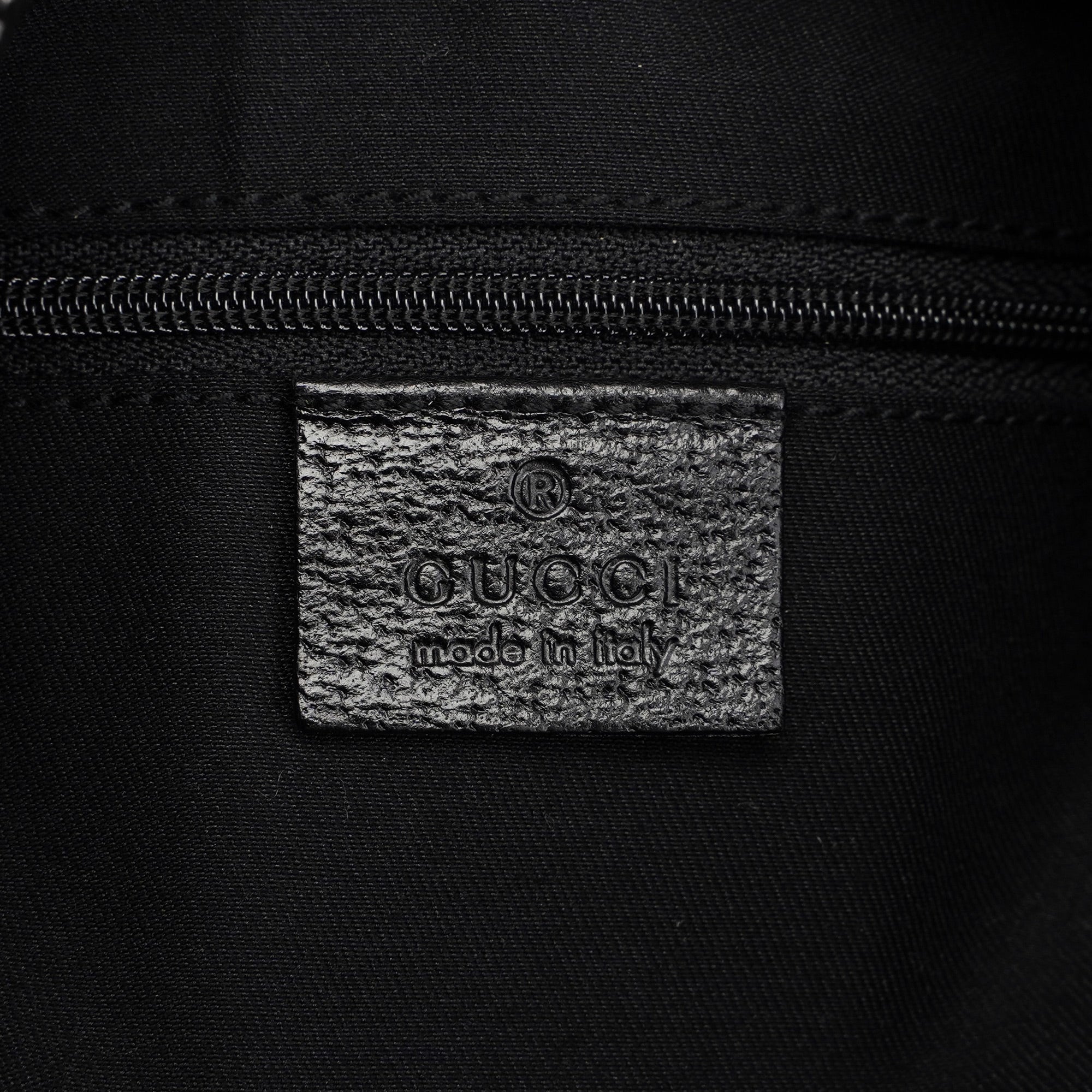 115003 Black GG Shoulder Bag