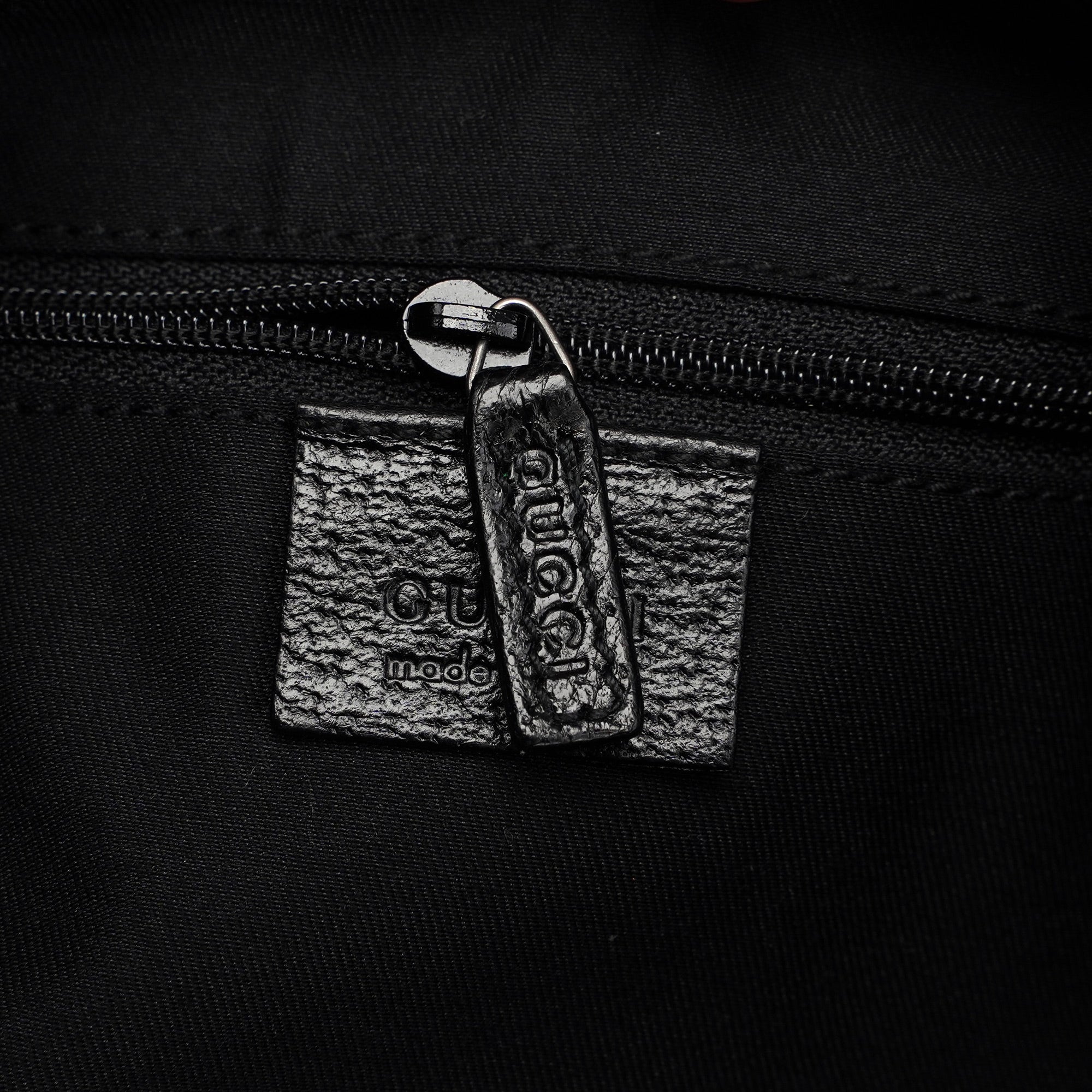 115003 Black GG Shoulder Bag