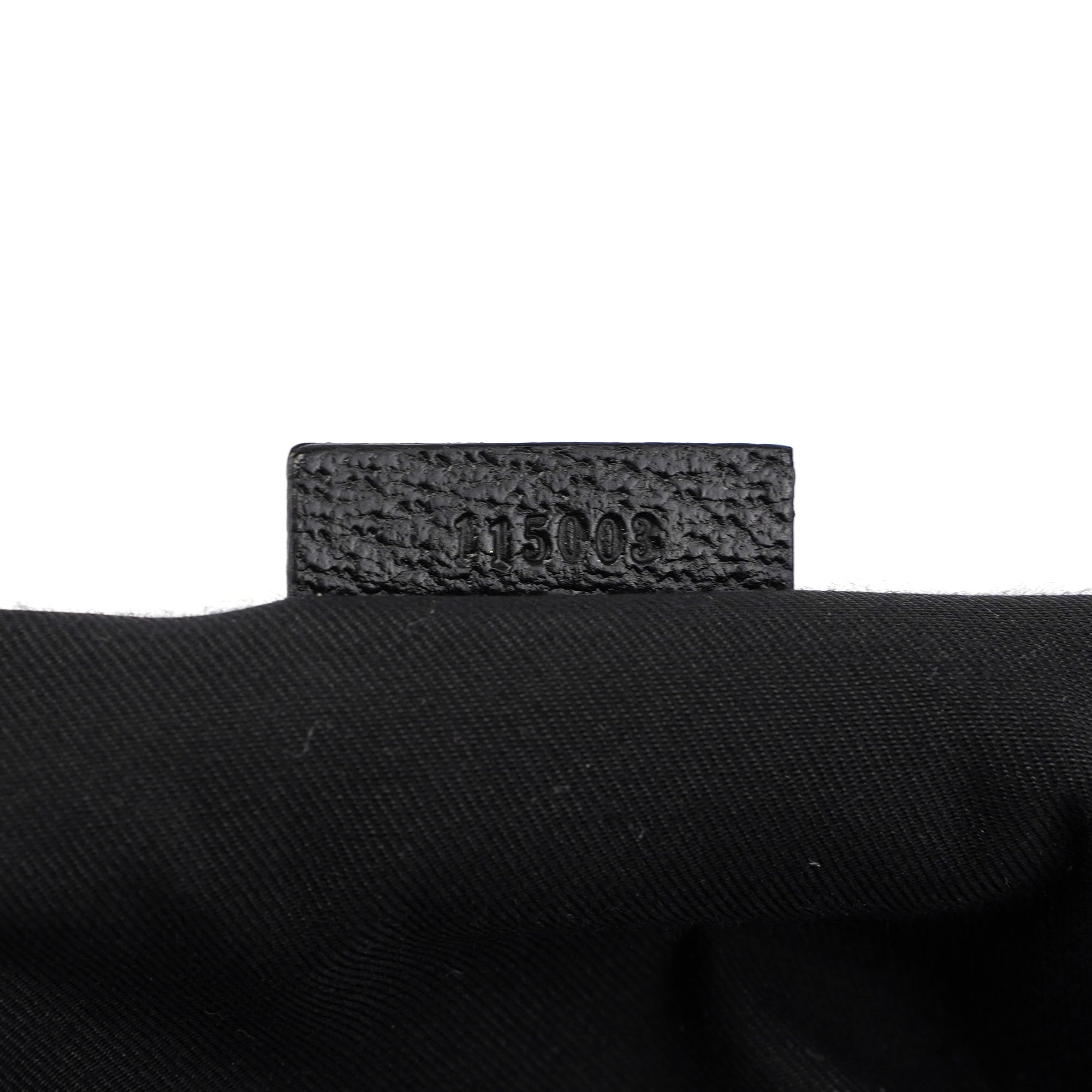 115003 Black GG Shoulder Bag