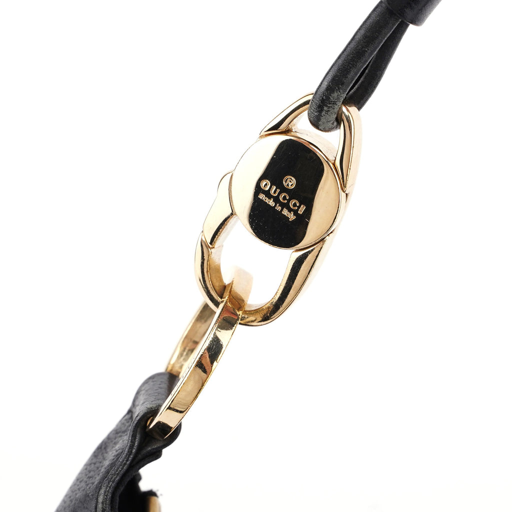 115003 Black Leather Shoulder Bag
