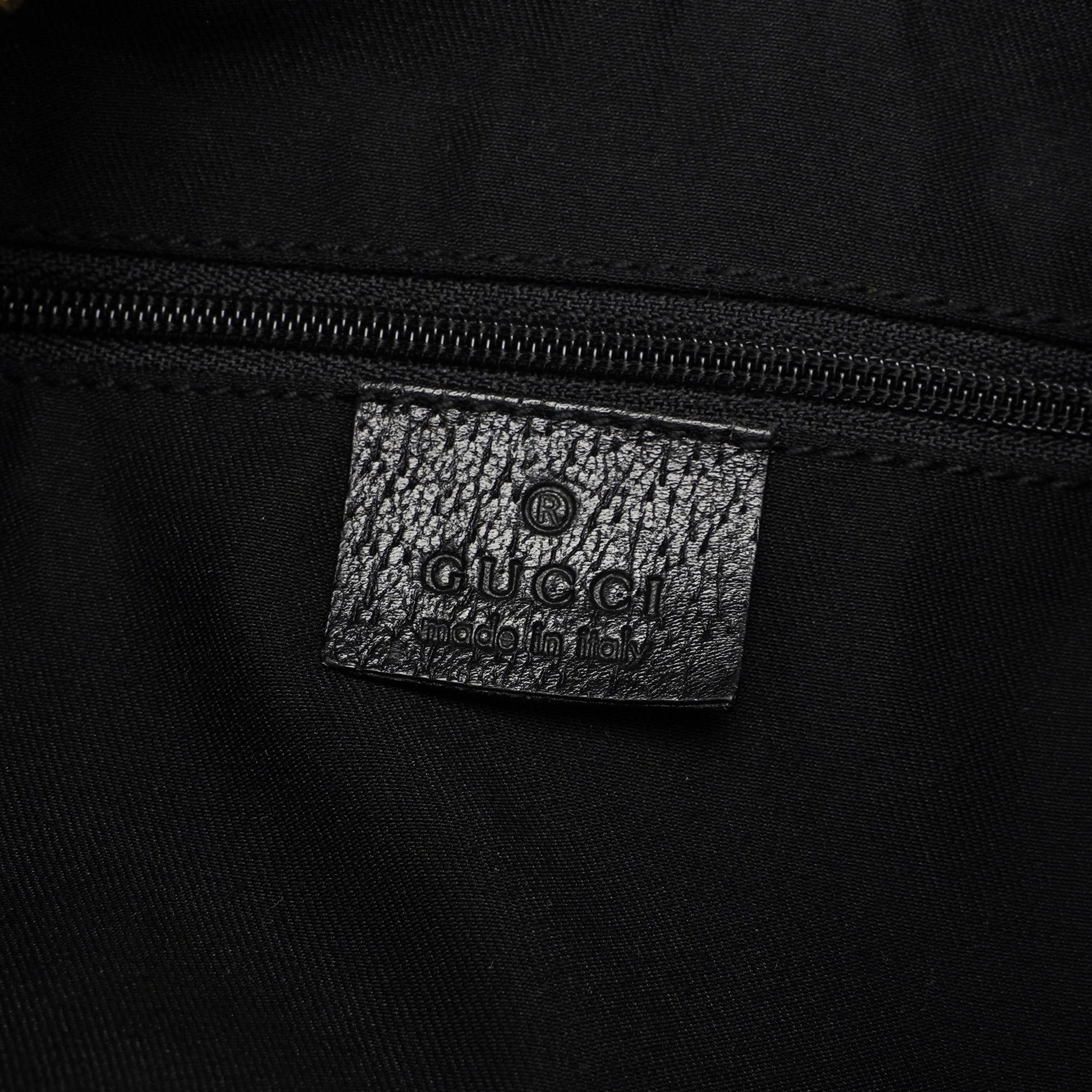 115003 Black Leather Shoulder Bag