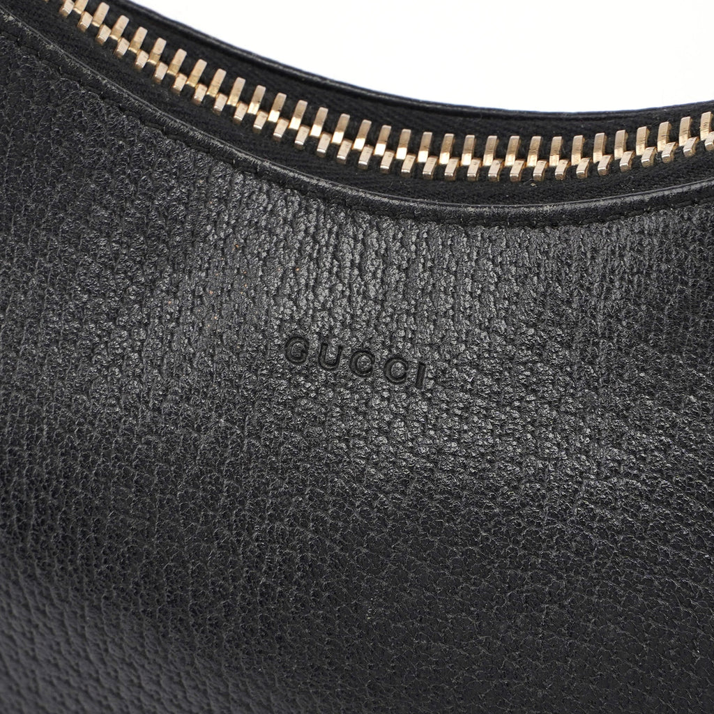 115003 Black Leather Shoulder Bag