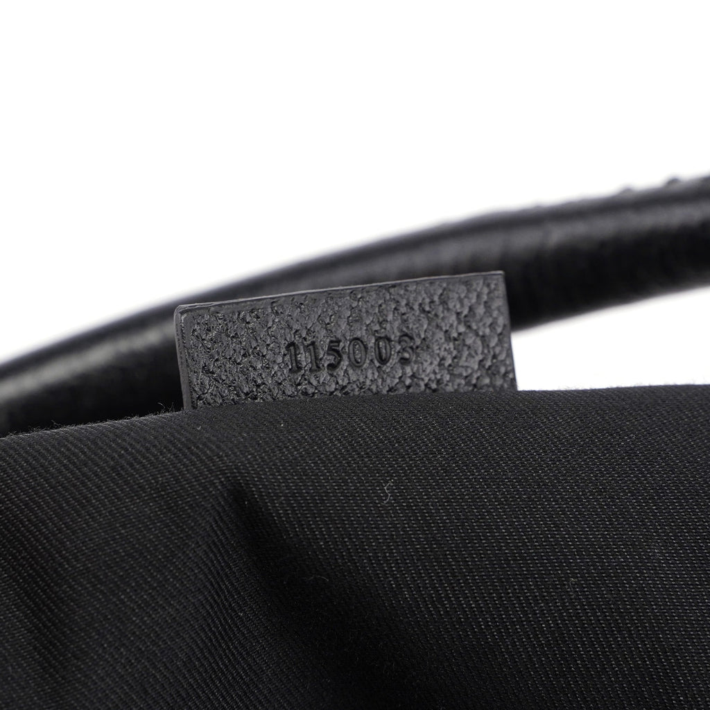 115003 Black Pebble Leather Shoulder Bag