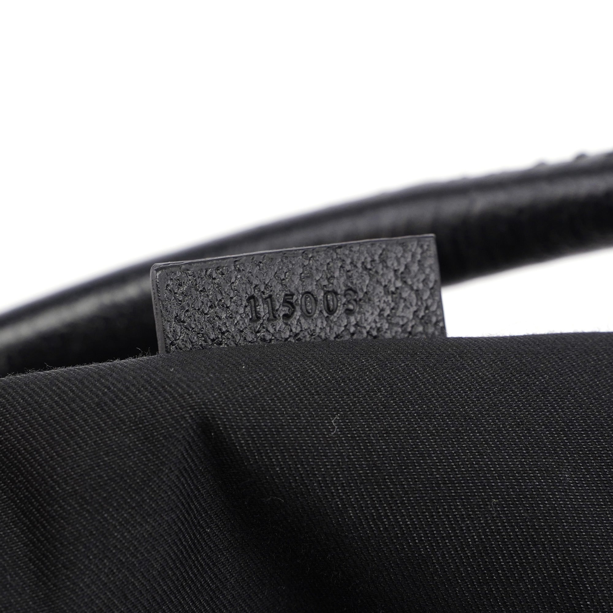 115003 Black Pebble Leather Shoulder Bag
