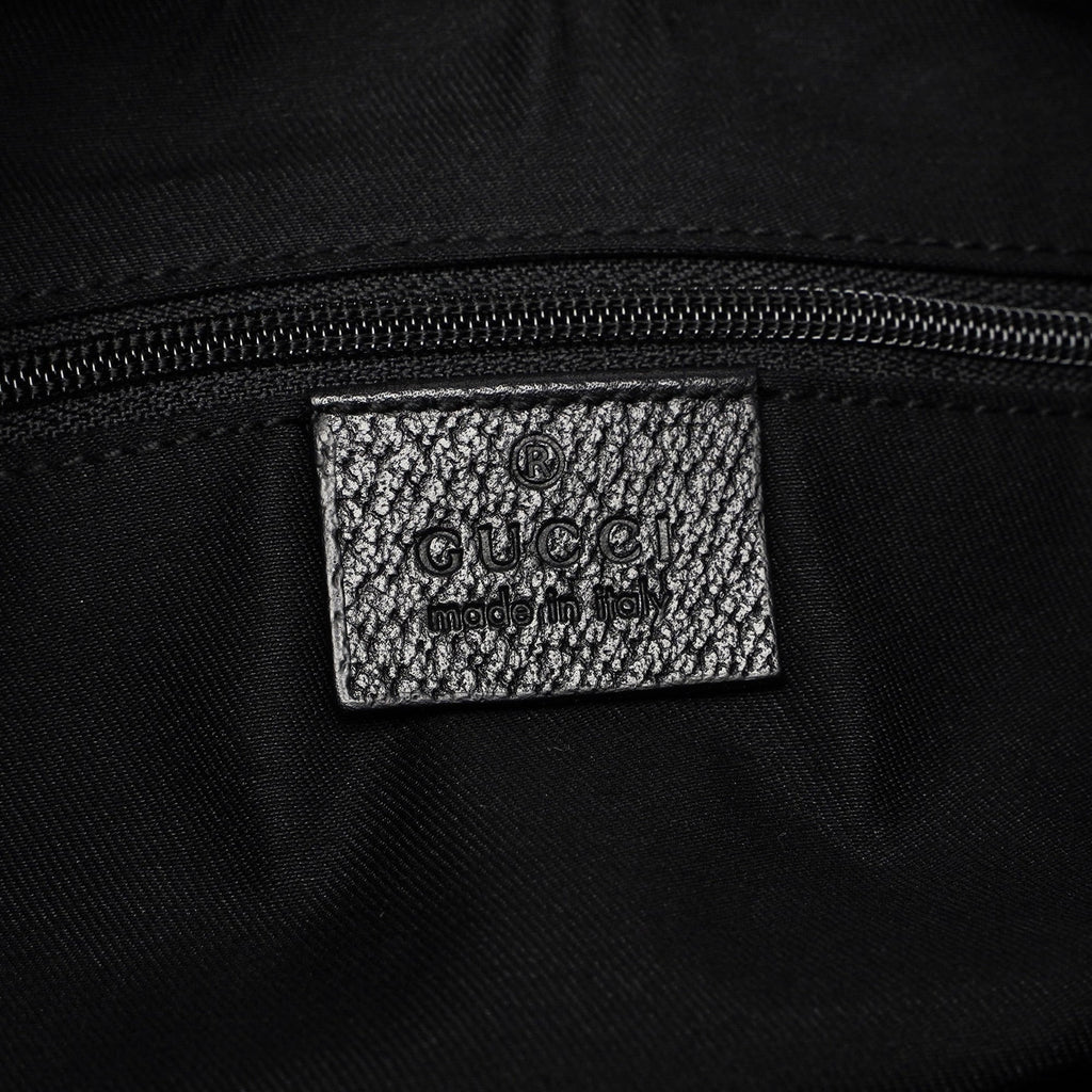 115003 Black Pebble Leather Shoulder Bag