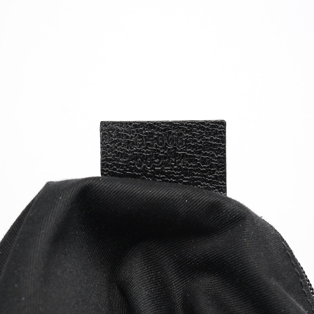 115006 Black GG Round Shoulder Bag