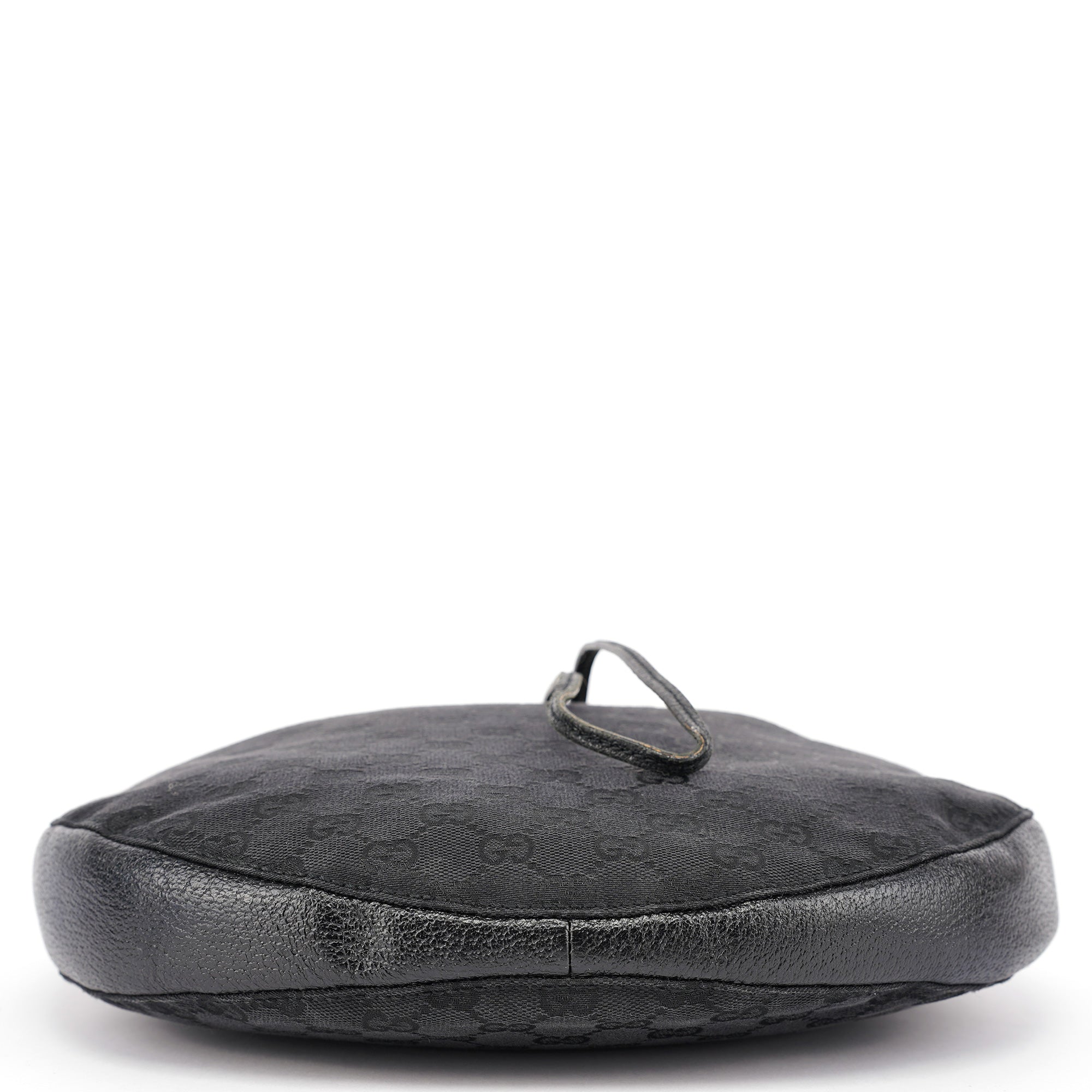 115006 Black GG Round Shoulder Bag