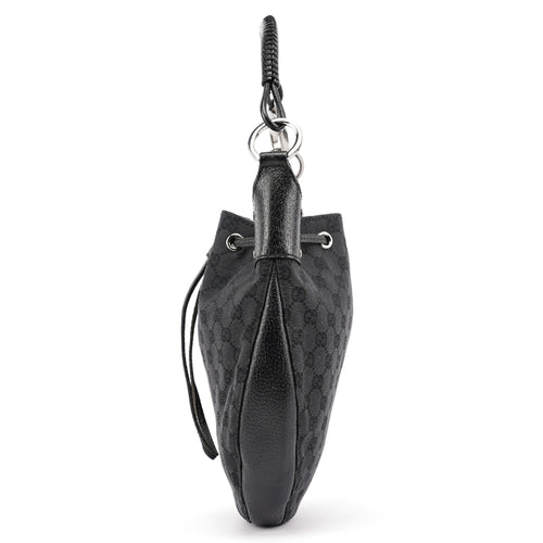 115006 Black GG Round Shoulder Bag