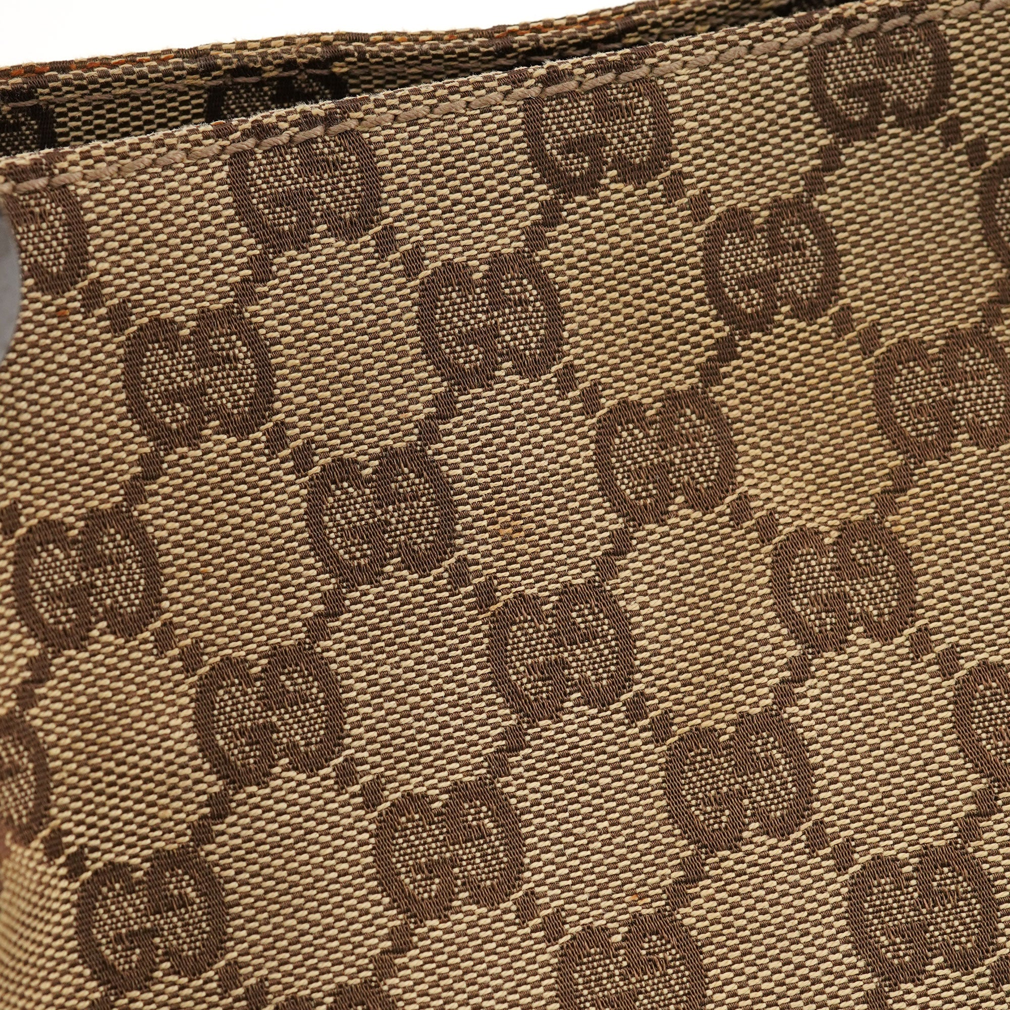 115007 Beige GG Leather Tote Bag