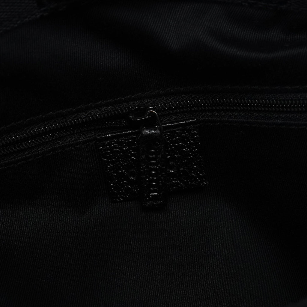 115016 Black GG Leather Tote Bag