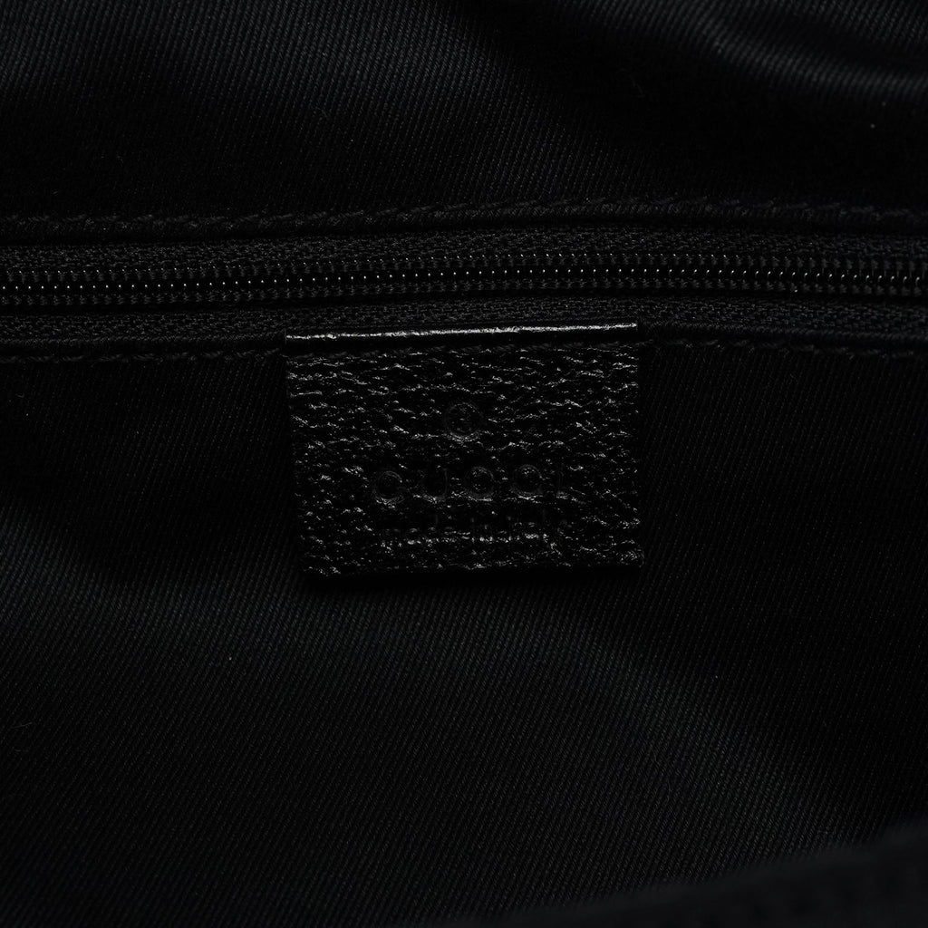 115016 Black GG Leather Tote Bag