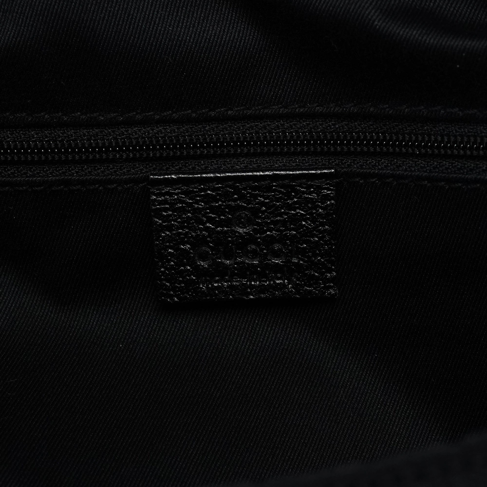 115016 Black GG Leather Tote Bag