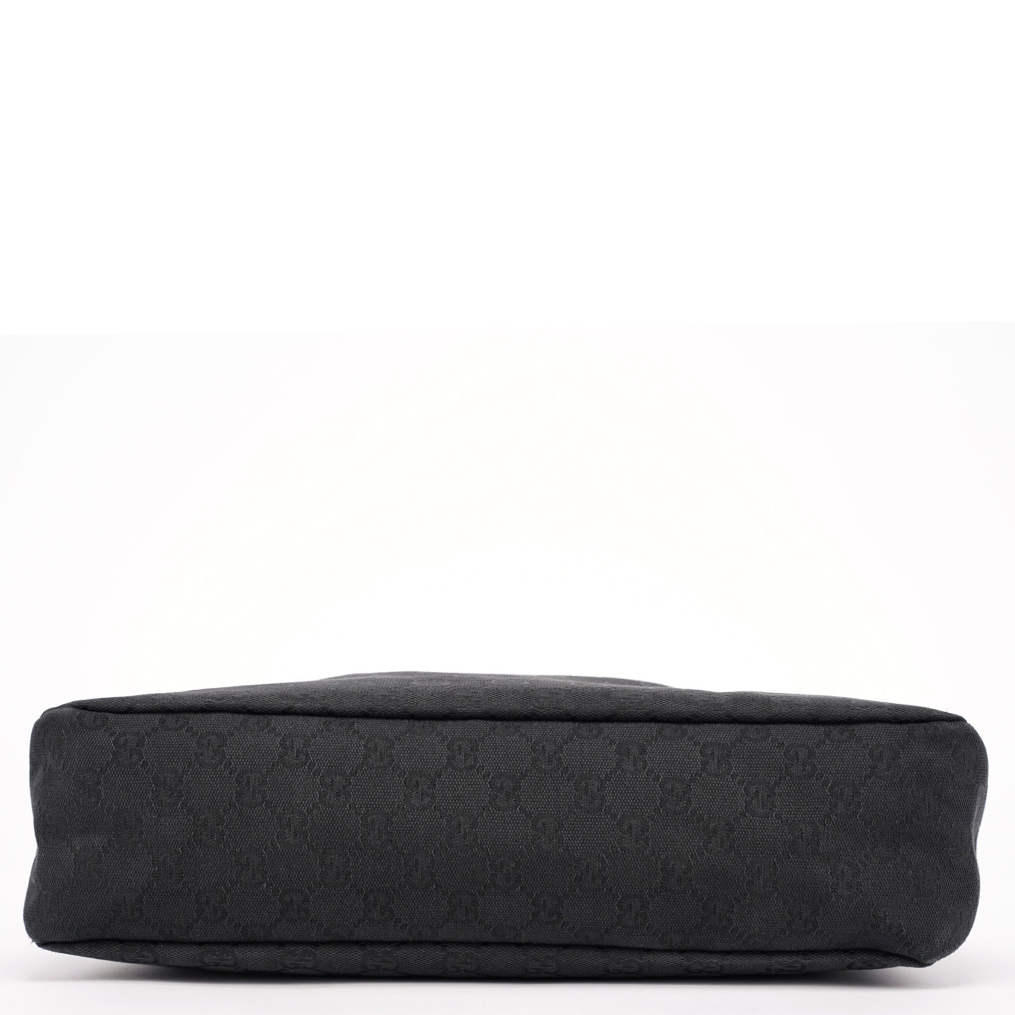 115867 Black GG Horsebit Shoulder Bag