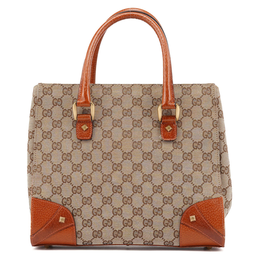 120895 Beige Brown GG Tote Bag