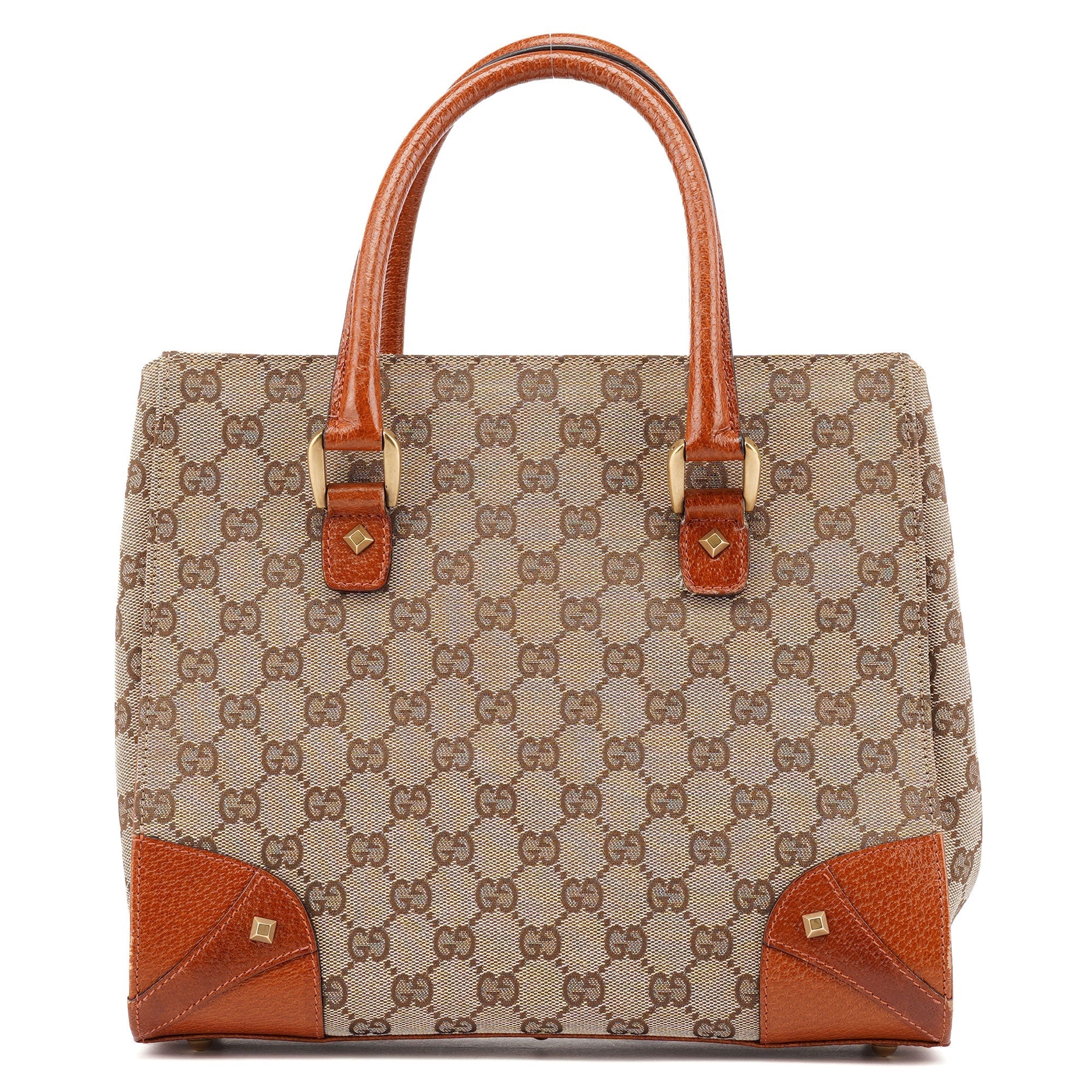 120895 Beige Brown GG Tote Bag