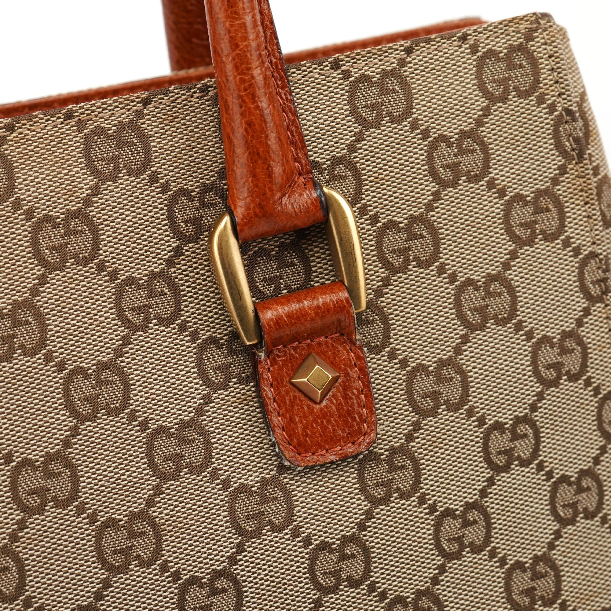 120895 Beige Brown GG Tote Bag