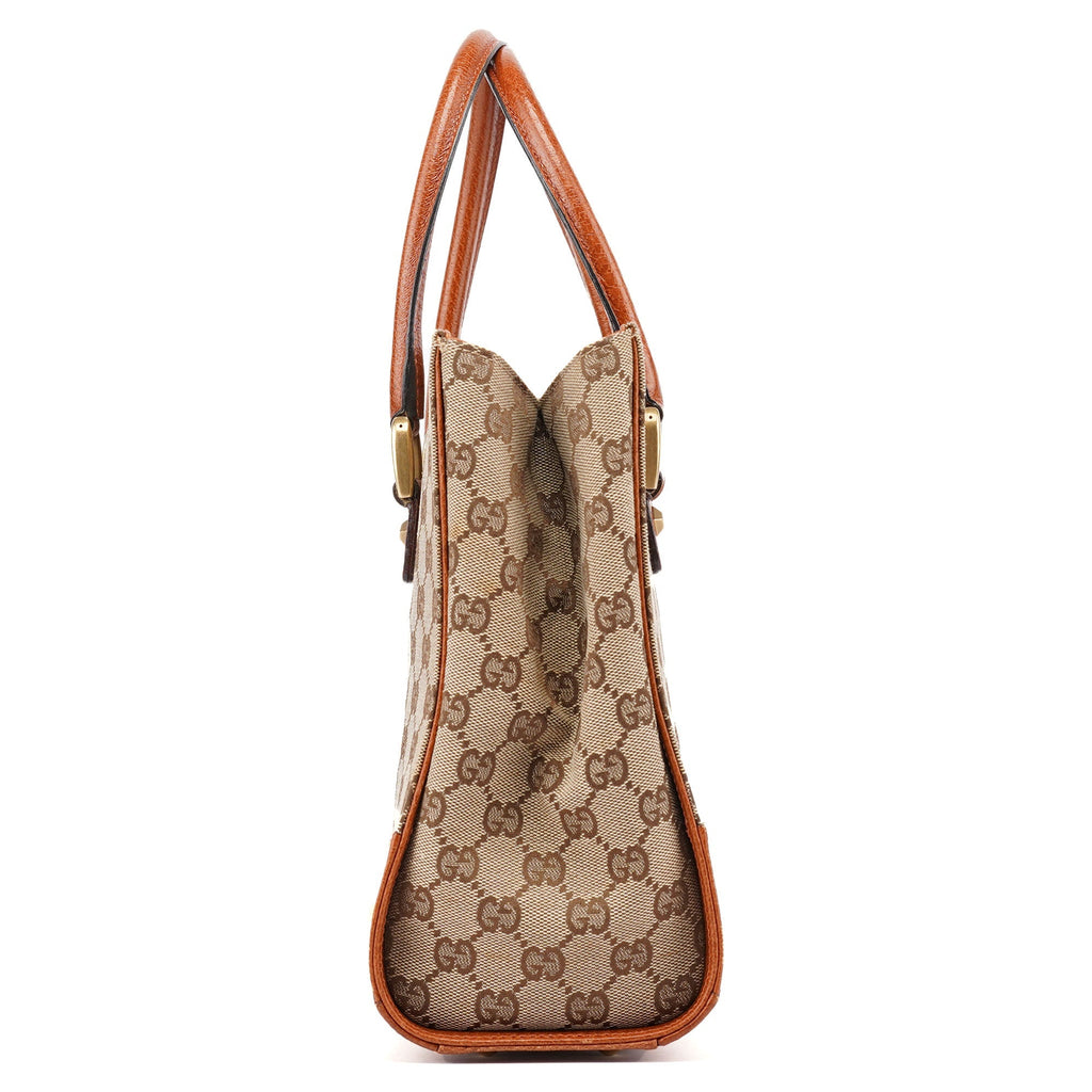 120895 Beige Brown GG Tote Bag