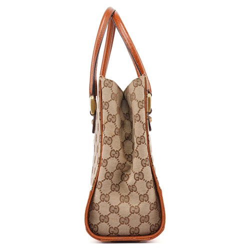 120895 Beige Brown GG Tote Bag