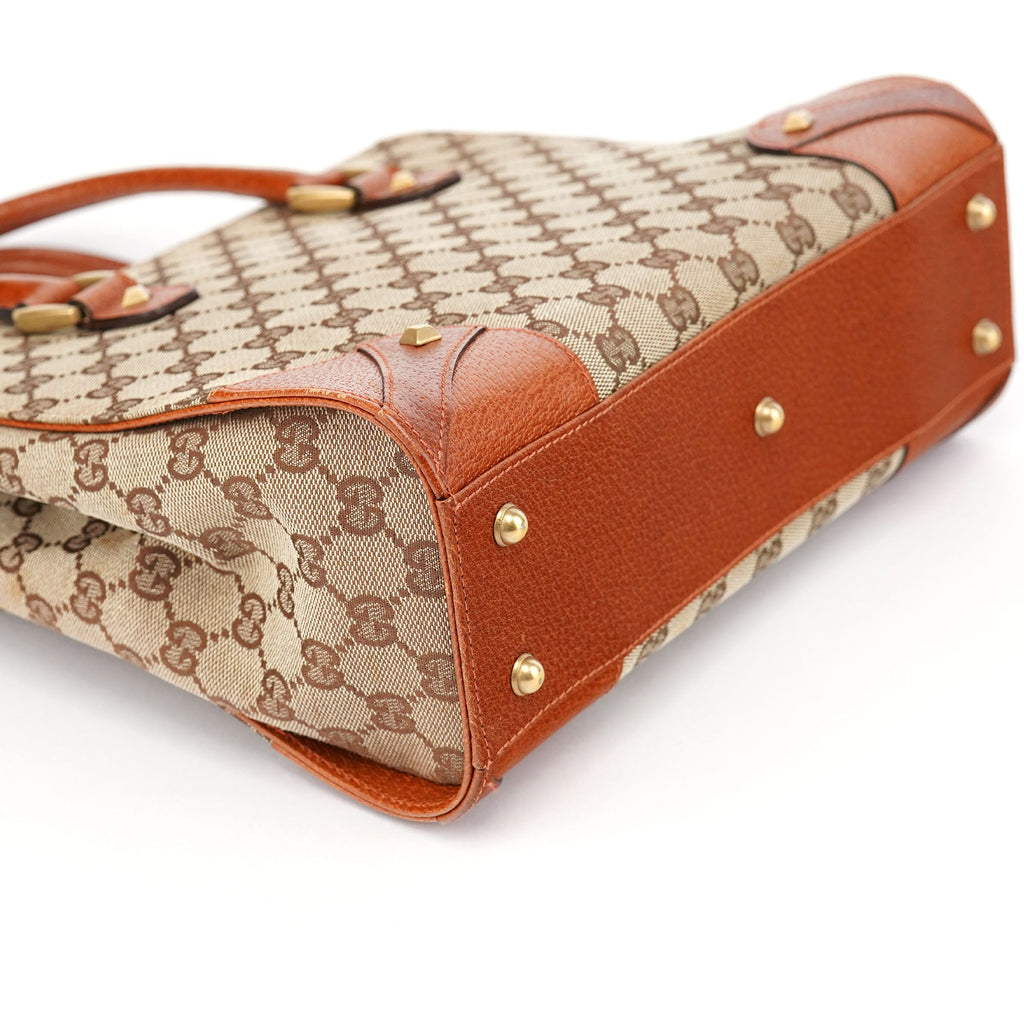 120895 Beige Brown GG Tote Bag