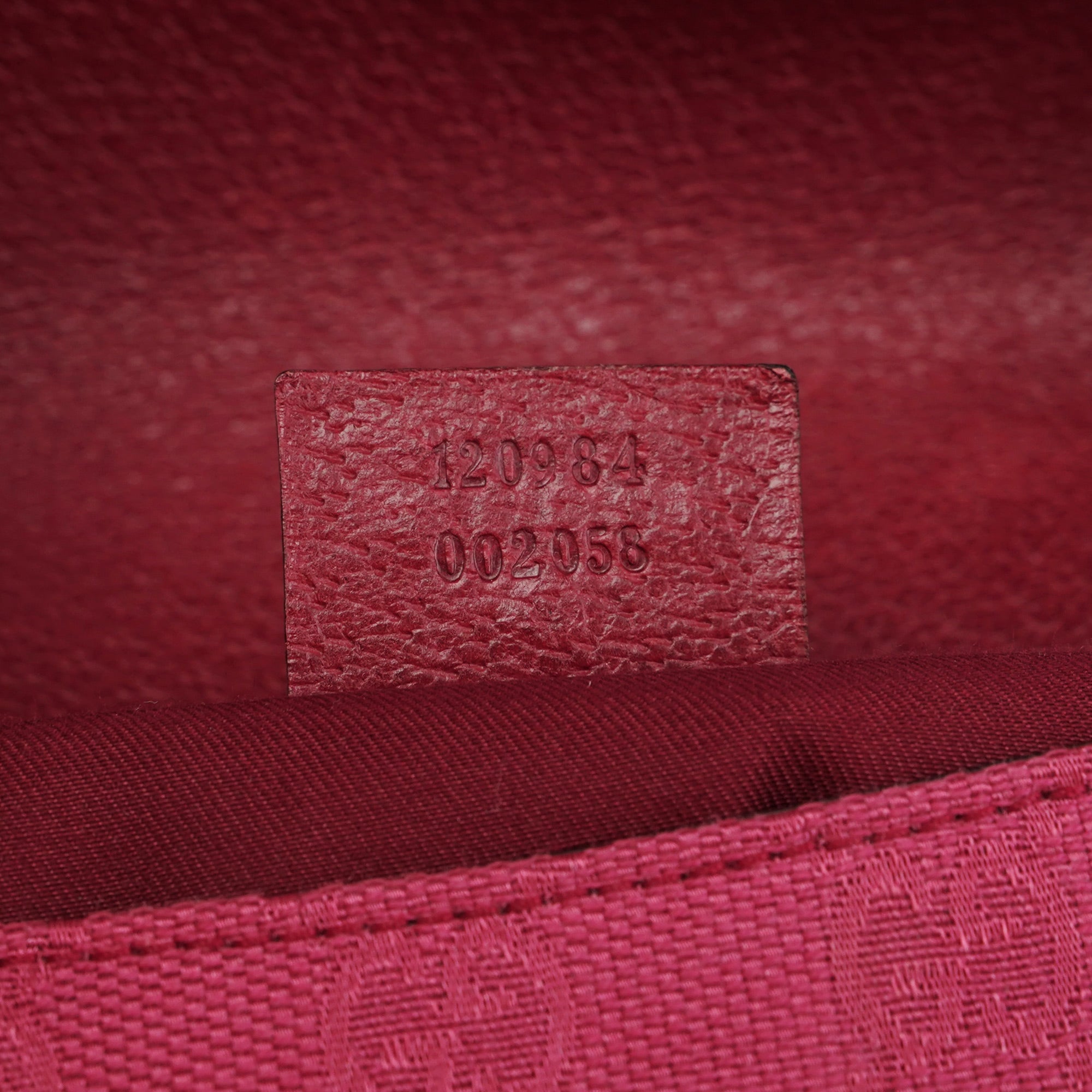 120984 Pink GG Horsebit Shoulder Bag
