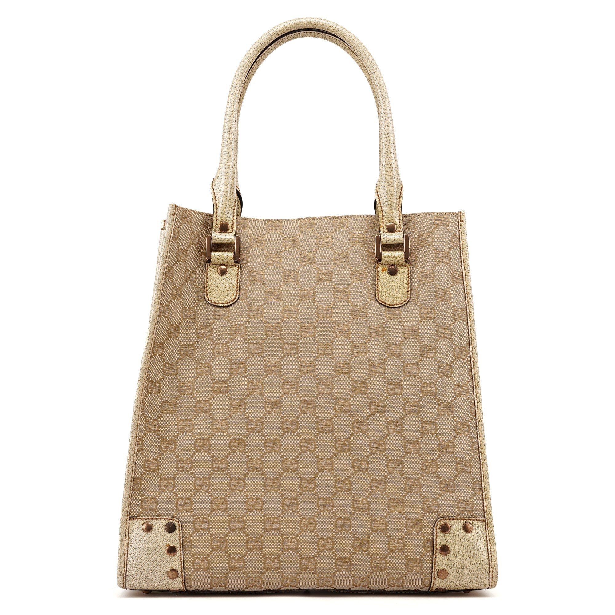 124261 Beige GG Tote Bag