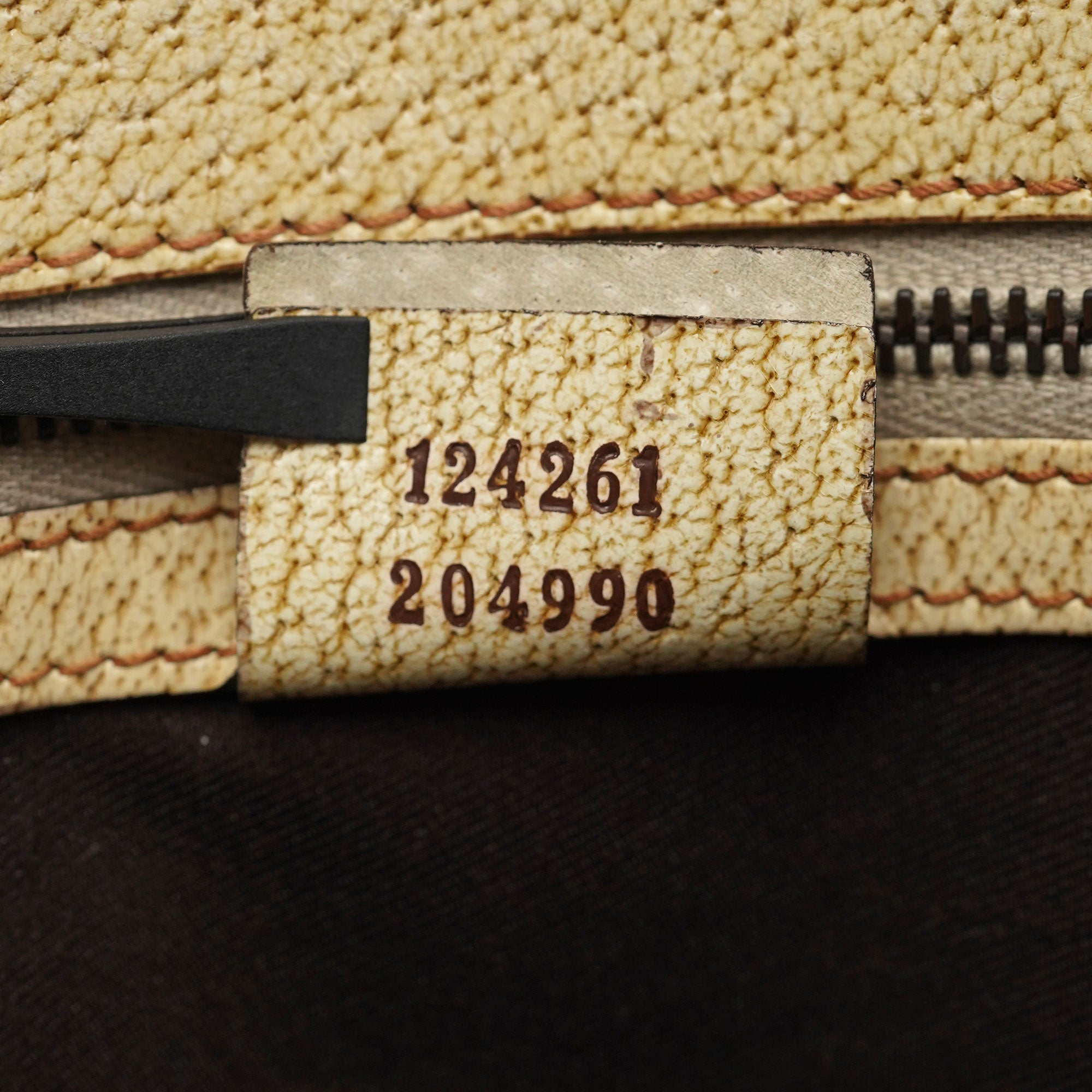 124261 Beige GG Tote Bag