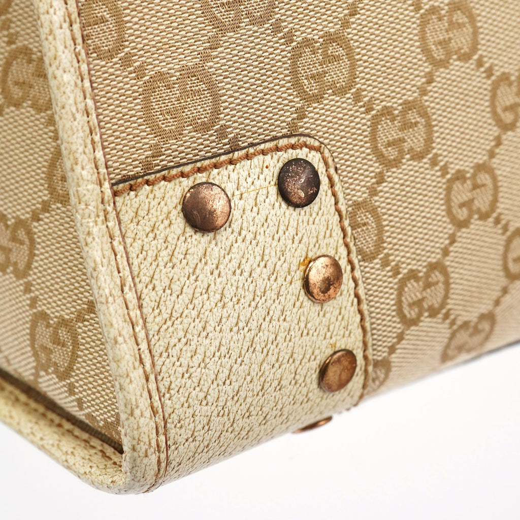 124261 Beige GG Tote Bag