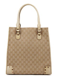 124261 Beige GG Tote Bag