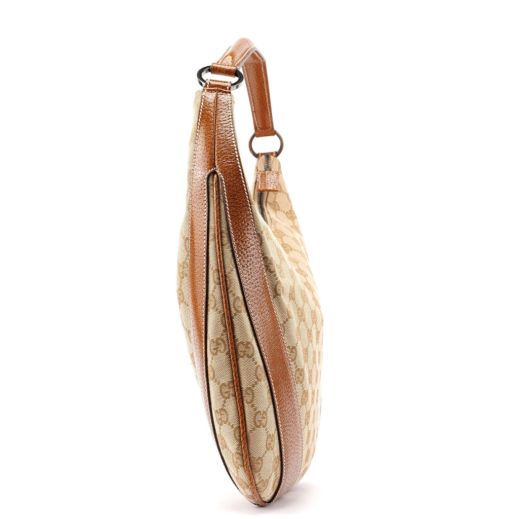 124357 Beige GG Hobo Shoulder Bag